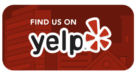 Find us and read reviews on Yelp!